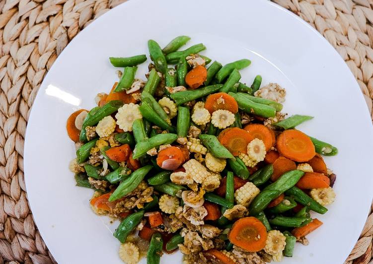 Tumis Buncis Wortel Baby Corn