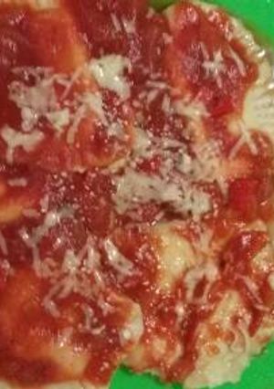 Una foto de Sorrentino de jamón y queso