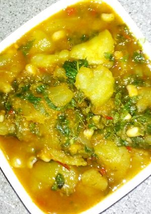 A picture of Sweet potato porridge.