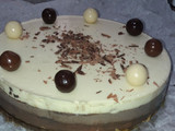 Tarta de 3 chocolates