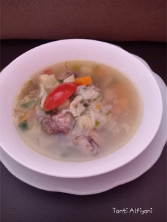 Foto resep SOP sayur + ayam