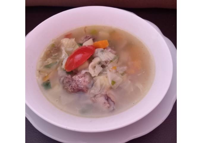 SOP sayur + ayam