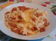Una foto de arroz con verdura y chistorra