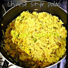 A picture of Chinese style pulao.