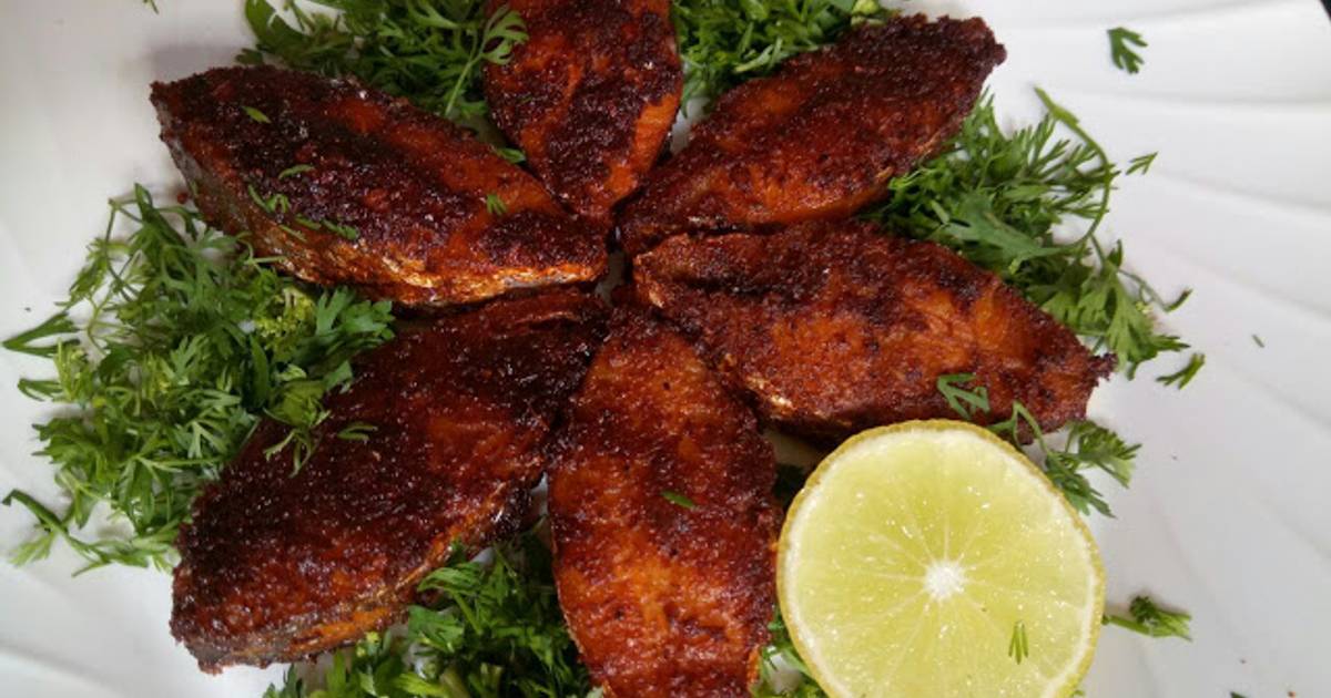 Surmai Fish Fried Recipe by Saba Firoz Shaikh Cookpad