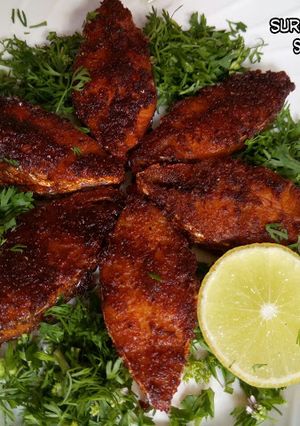 A picture of Surmai Fish Fried.