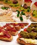 5 ideas de aperitivos o entrantes con canapés muy fáciles
