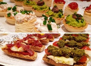 Foto principal de 5 ideas de aperitivos o entrantes con canapés muy fáciles