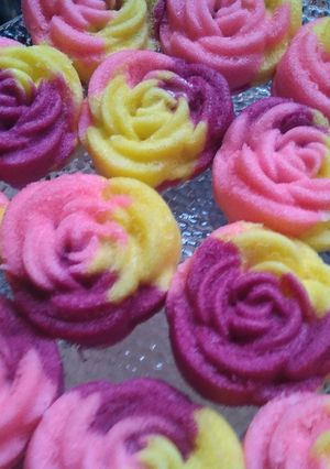 Foto resep Bolu mawar tanpa telor.