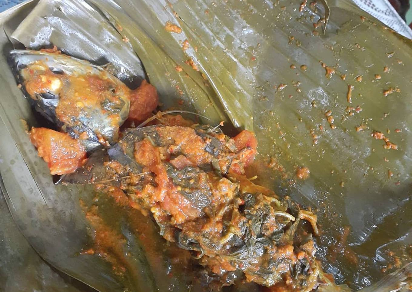 Pepes ikan kembung puring