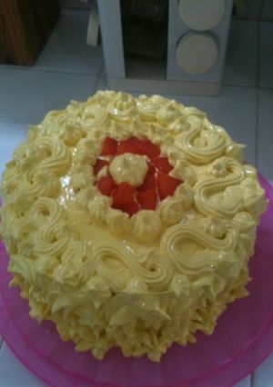 Una foto de Cake rellenado de manera diferente