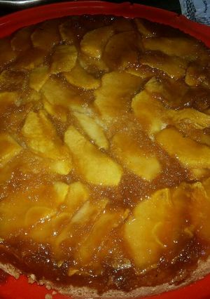 Una foto de Tarta de manzana invertida!