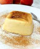 Flan de manzana al microondas