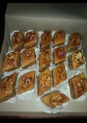 صورة لوصفة بقلاوة في المول الأسطوري 30/10
