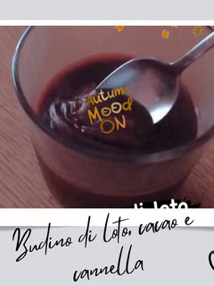 Foto di Budino di loto, cacao e cannella