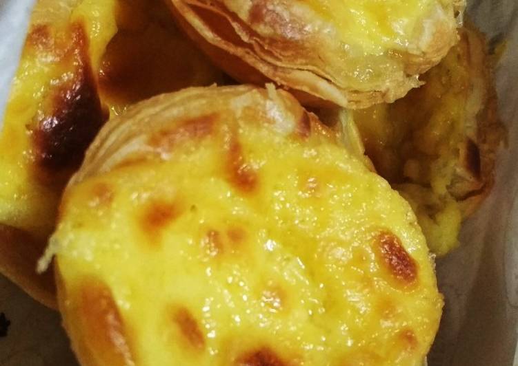 Portuguese Egg Tart Pasteis de Nata (NO REPOT quick recipe)