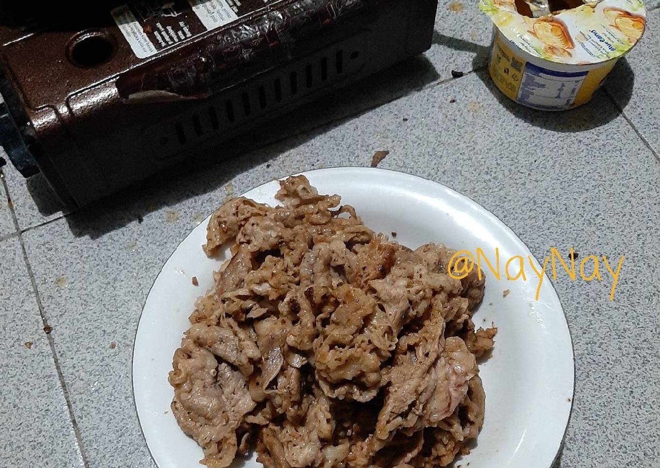 Grilled Beef Belly Slice