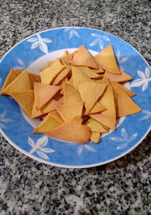 Una foto de Nachos saludables sin fritura (115 cal por porción)