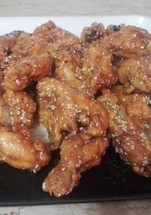 A picture of Honey wings.
