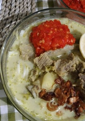 Foto resep 205. SOTO SANTAN DAGING SAPI