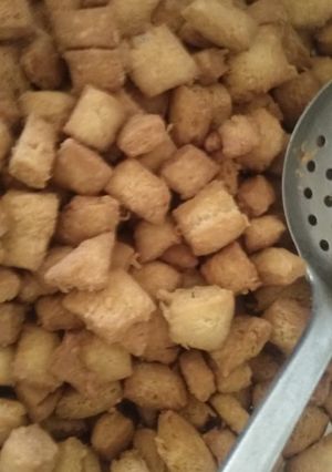 A picture of Milky coconut cincin.