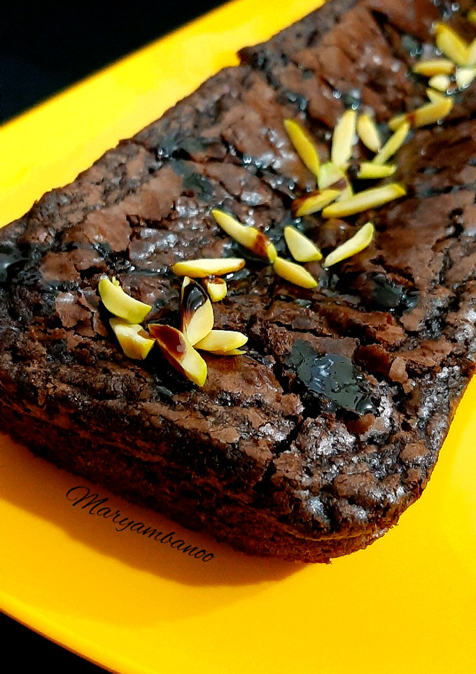 عکسی از دستور براونی سه سوته😍👌🏻 بدون شیر