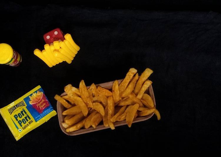 Steps to Make Award-winning Peri Peri French fries 🍟