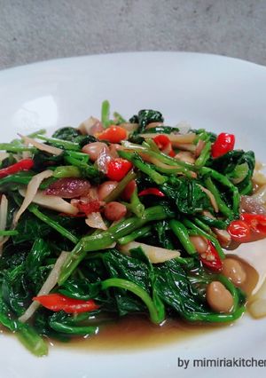 Foto resep Cah kangkung tauco