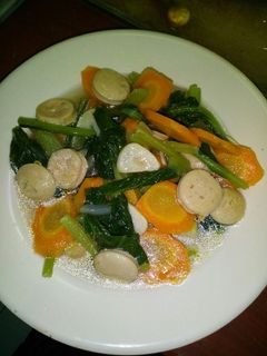Foto resep Tumis Sawi Wortel Sosis