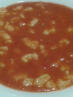 Paradicsomleves vajgaluskával🍅 recept fotója