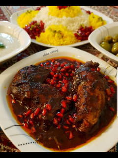 عکسی از دستور مرغ ناردونی (دون اناری)