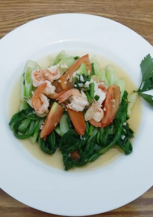 Foto resep Tumis Pokcoy Udang