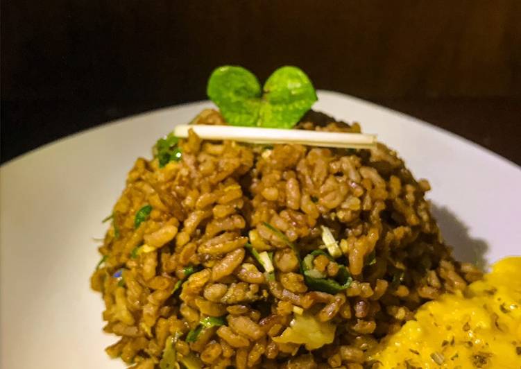 Nasi Goreng Sereh Daun Jeruk Ikan Asin