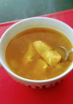 Una foto de Sopa de pollo oriental ¡Picante! | Keto, cetogénico, método Grez