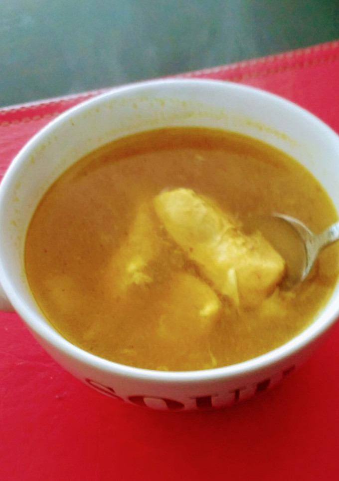 Una foto de Sopa de pollo oriental ¡Picante! | Keto, cetogénico, método Grez