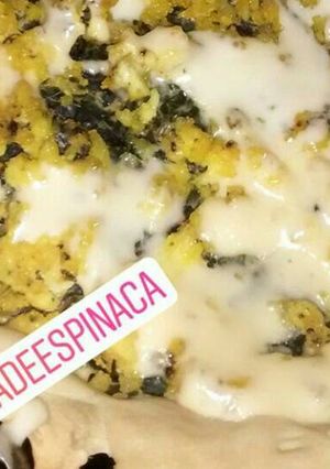 Una foto de Tarta de espinaca y queso