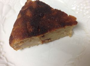 Una foto de Puding sin caramelo con chispas de chocolate