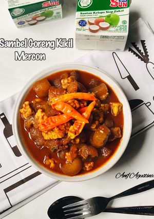 Foto resep Sambel Goreng kikil Mercon