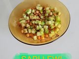 Ensalada fría de garbanzos y pepino