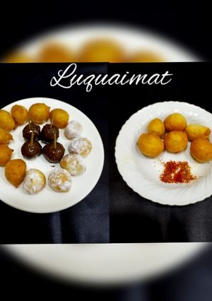 A picture of Luqaimat (arabic sweet dumpling).
