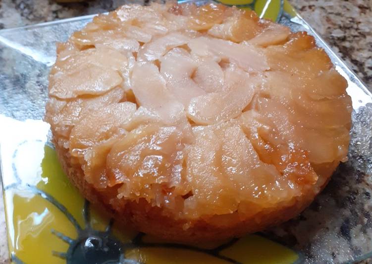 Tarta tatín de manzana