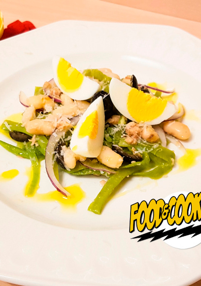 Una foto de Insalata di Fagioli Bicolore
