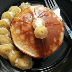 A picture of Whey Protein Banana Pancakes.