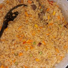 A picture of #jollofricecontest.