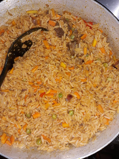 A picture of #jollofricecontest.