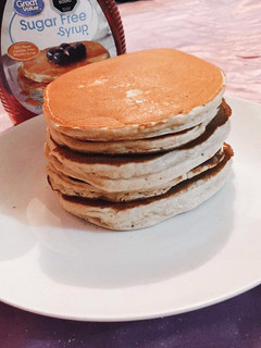 Una foto de Hot cakes proteicos