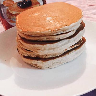 Hot cakes proteicos Receta de Mª Victoria Soto Mariangel- Cookpad