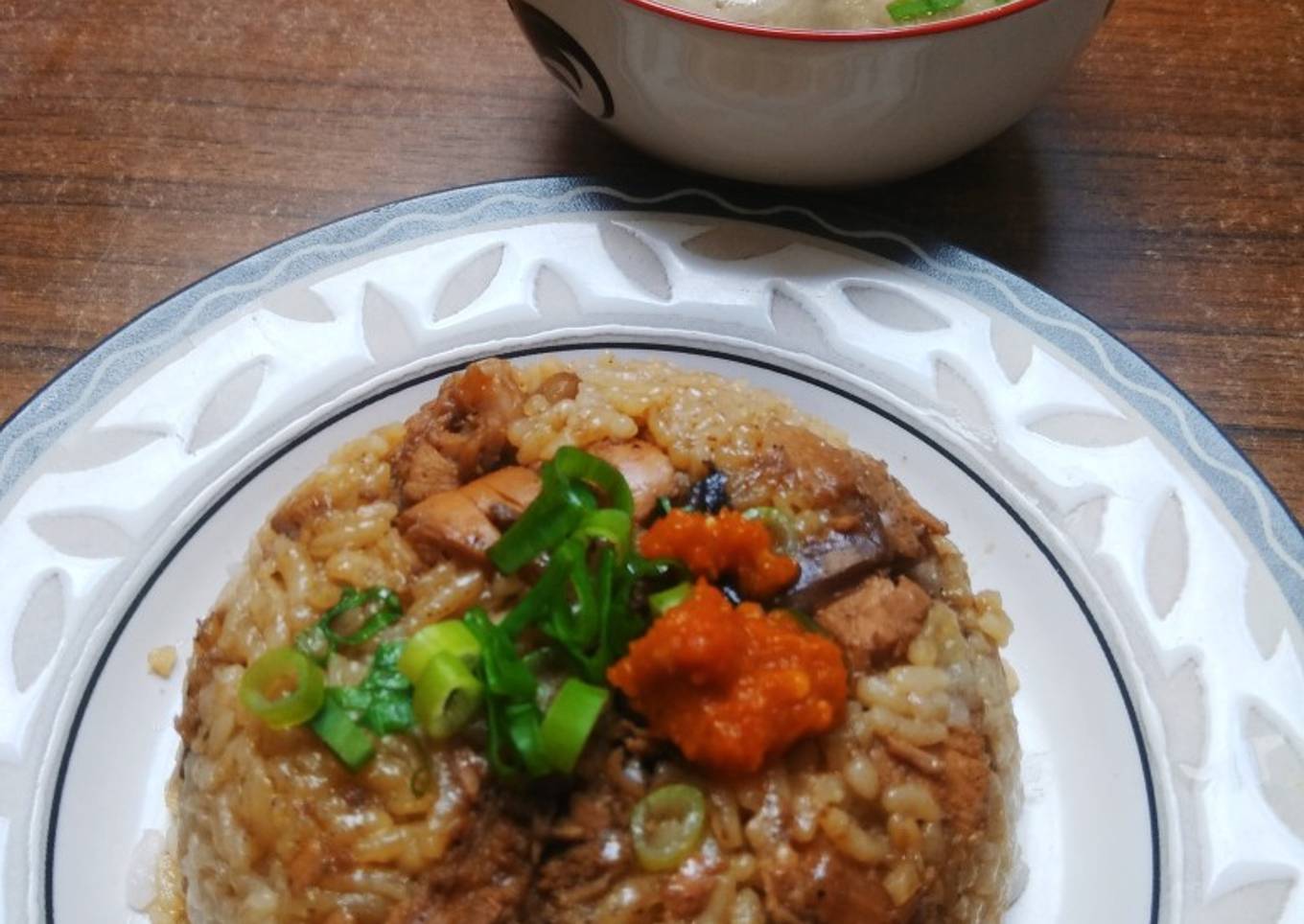 Nasi Tim Ayam Jamur