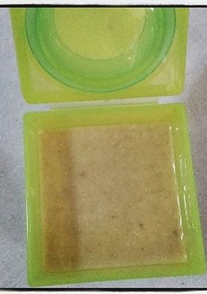 Foto resep Bubur Beras Putih + Kacang Hijau + Butternut Pumpkin + Cheese + ASI + EVOO (MPASI 6m+ Baby Bellvanessa)