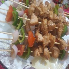 A picture of Chicken shashlik stick #cookpadramadan.